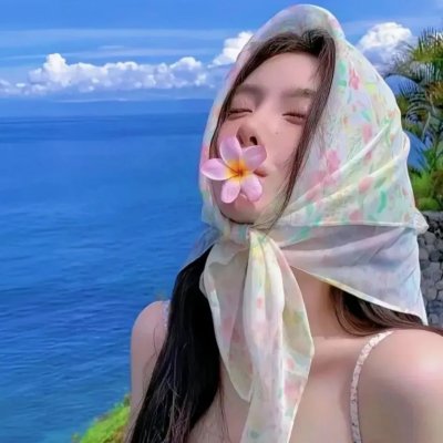 暴风雪中的白鸟